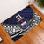 Custom Samoa Rugby Pacific Rubber Doormat Samoan Warrior Tribal Pattern