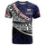 Custom Samoa Rugby Pacific T Shirt Samoan Warrior Tribal Pattern