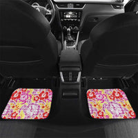 Palaka with Honu and Hibiscus Car Mats Hawaiian Heritage Spirit - Polynesian Pride
