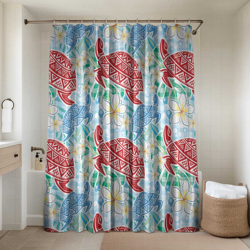 Palaka with Honu and Plumeria Bathroom Set Hawaiian Heritage Spirit - Polynesian Pride