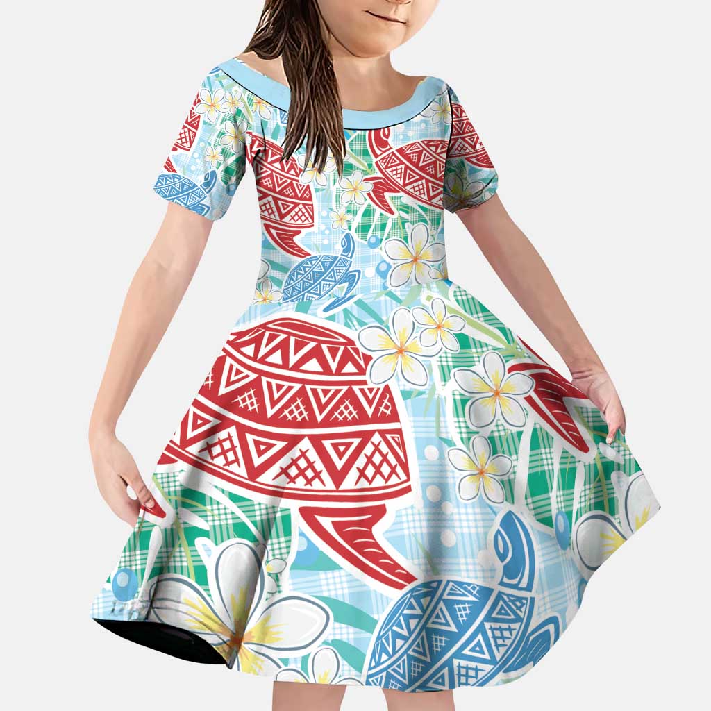 Palaka with Honu and Plumeria Family Matching Puletasi and Hawaiian Shirt Hawaiian Heritage Spirit - Polynesian Pride
