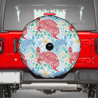 Palaka with Honu and Plumeria Spare Tire Cover Hawaiian Heritage Spirit - Polynesian Pride