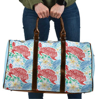 Palaka with Honu and Plumeria Travel Bag Hawaiian Heritage Spirit - Polynesian Pride
