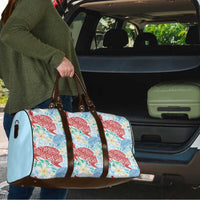 Palaka with Honu and Plumeria Travel Bag Hawaiian Heritage Spirit - Polynesian Pride