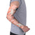 Red Palaka Crane and Flowers Arm Sleeves Japan Heritage Spirit - Polynesian Pride