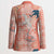 Red Palaka Crane and Flowers Blazer Japan Heritage Spirit - Polynesian Pride