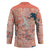 Red Palaka Crane and Flowers Hockey Jersey Japan Heritage Spirit - Polynesian Pride