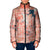 Red Palaka Crane and Flowers Padded Jacket Japan Heritage Spirit - Polynesian Pride