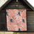 Red Palaka Crane and Flowers Quilt Japan Heritage Spirit - Polynesian Pride
