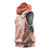 Red Palaka Crane and Flowers Sleeveless Hoodie Japan Heritage Spirit - Polynesian Pride