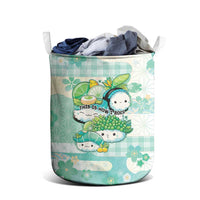 Japanese Kawaii Sushi Laundry Basket Green Wagara Palaka This Is How I Roll LT9 - Polynesian Pride