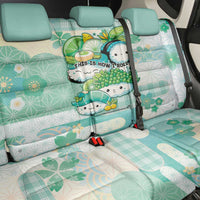 Japanese Kawaii Sushi Back Car Seat Cover Green Wagara Palaka This Is How I Roll LT9 - Polynesian Pride