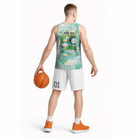Personalized Japanese Kawaii Sushi Basketball Jersey Green Wagara Palaka This Is How I Roll LT9 - Polynesian Pride
