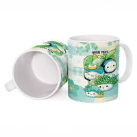 Personalized Japanese Kawaii Sushi Ceramic Mug Green Wagara Palaka This Is How I Roll LT9 - Polynesian Pride