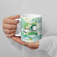 Personalized Japanese Kawaii Sushi Ceramic Mug Green Wagara Palaka This Is How I Roll LT9 - Polynesian Pride