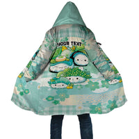 Personalized Japanese Kawaii Sushi Cloak Green Wagara Palaka This Is How I Roll LT9 Unisex Green - Polynesian Pride
