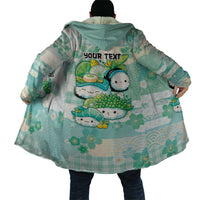 Personalized Japanese Kawaii Sushi Cloak Green Wagara Palaka This Is How I Roll LT9 - Polynesian Pride