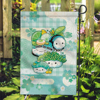 Japanese Kawaii Sushi Garden Flag Green Wagara Palaka This Is How I Roll LT9 Garden Flag Green - Polynesian Pride