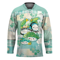Personalized Japanese Kawaii Sushi Hockey Jersey Green Wagara Palaka This Is How I Roll LT9 Unisex Green - Polynesian Pride