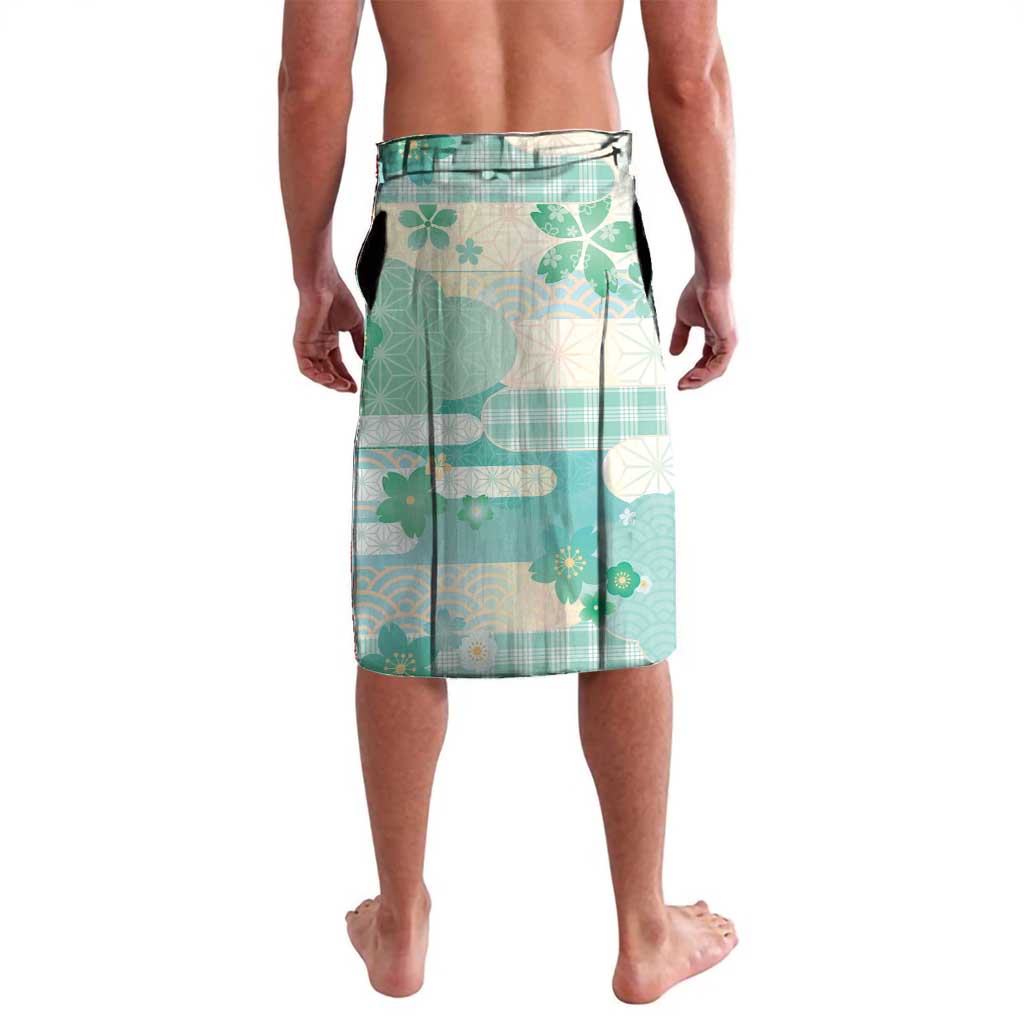 Personalized Japanese Kawaii Sushi Lavalava Green Wagara Palaka This Is How I Roll LT9 - Polynesian Pride