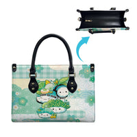 Japanese Kawaii Sushi Leather Bag Green Wagara Palaka This Is How I Roll LT9 - Polynesian Pride