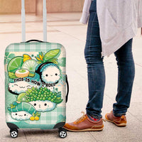 Japanese Kawaii Sushi Luggage Cover Green Wagara Palaka This Is How I Roll
