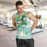 Personalized Japanese Kawaii Sushi Men Tank Top Green Wagara Palaka This Is How I Roll LT9 Green - Polynesian Pride