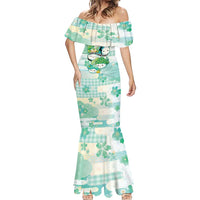 Personalized Japanese Kawaii Sushi Mermaid Dress Green Wagara Palaka This Is How I Roll