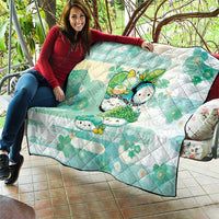 Japanese Kawaii Sushi Quilt Green Wagara Palaka This Is How I Roll LT9 - Polynesian Pride