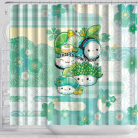 Japanese Kawaii Sushi Shower Curtain Green Wagara Palaka This Is How I Roll LT9 - Polynesian Pride