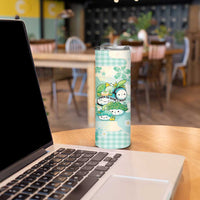 Personalized Japanese Kawaii Sushi Skinny Tumbler Green Wagara Palaka This Is How I Roll LT9 - Polynesian Pride