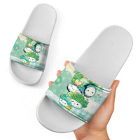 Japanese Kawaii Sushi Slide Sandals Green Wagara Palaka This Is How I Roll LT9 - Polynesian Pride