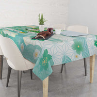 Japanese Kawaii Sushi Tablecloth Green Wagara Palaka This Is How I Roll LT9 - Polynesian Pride