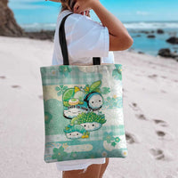 Japanese Kawaii Sushi Tote Bag Green Wagara Palaka This Is How I Roll LT9 - Polynesian Pride