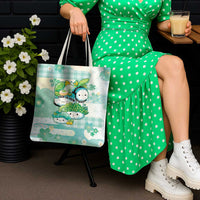 Japanese Kawaii Sushi Tote Bag Green Wagara Palaka This Is How I Roll LT9 - Polynesian Pride