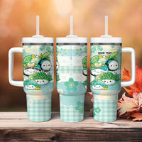 Personalized Japanese Kawaii Sushi Tumbler With Handle Green Wagara Palaka This Is How I Roll