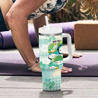 Personalized Japanese Kawaii Sushi Tumbler With Handle Green Wagara Palaka This Is How I Roll