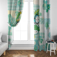 Japanese Kawaii Sushi Window Curtain Green Wagara Palaka This Is How I Roll LT9 - Polynesian Pride