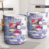 Japanese Kawaii Sushi Laundry Basket Blue Wagara Palaka This Is How I Roll LT9 - Polynesian Pride