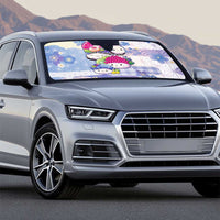 Japanese Kawaii Sushi Auto Sun Shade Blue Wagara Palaka This Is How I Roll LT9 - Polynesian Pride