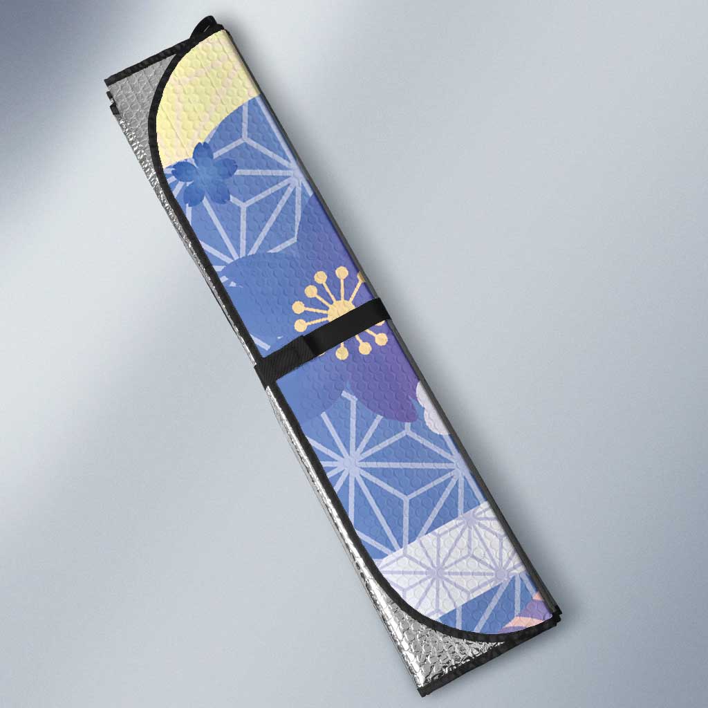 Japanese Kawaii Sushi Auto Sun Shade Blue Wagara Palaka This Is How I Roll LT9 - Polynesian Pride