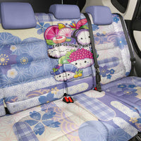 Japanese Kawaii Sushi Back Car Seat Cover Blue Wagara Palaka This Is How I Roll LT9 - Polynesian Pride