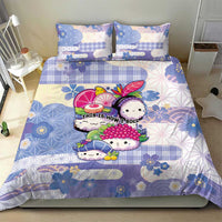 Japanese Kawaii Sushi Bedding Set Blue Wagara Palaka This Is How I Roll LT9 - Polynesian Pride