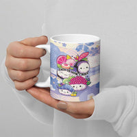 Personalized Japanese Kawaii Sushi Ceramic Mug Blue Wagara Palaka This Is How I Roll LT9 - Polynesian Pride
