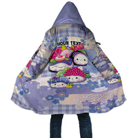 Personalized Japanese Kawaii Sushi Cloak Blue Wagara Palaka This Is How I Roll LT9 Unisex Blue - Polynesian Pride