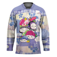 Personalized Japanese Kawaii Sushi Hockey Jersey Blue Wagara Palaka This Is How I Roll LT9 Unisex Blue - Polynesian Pride