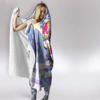 Japanese Kawaii Sushi Hooded Blanket Blue Wagara Palaka This Is How I Roll