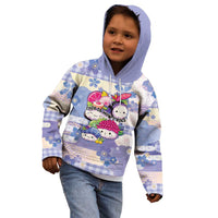 Personalized Japanese Kawaii Sushi Kid Hoodie Blue Wagara Palaka This Is How I Roll LT9 - Polynesian Pride