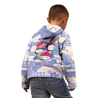 Personalized Japanese Kawaii Sushi Kid Hoodie Blue Wagara Palaka This Is How I Roll LT9 - Polynesian Pride