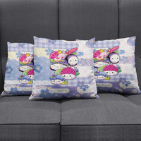Japanese Kawaii Sushi Pillow Cover Blue Wagara Palaka This Is How I Roll